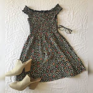 TOPSHOP Flirty Floral Dress